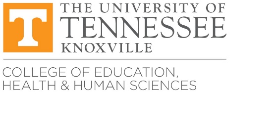 Logo: The University of Tennessee, Knoxville. College of Education, Health & Human Sciences.